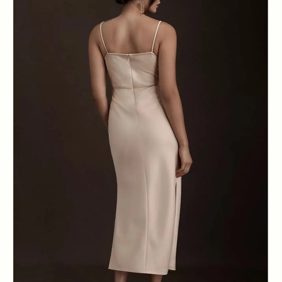 BHLDN Cali Satin Charmeuse Midi Dress - 4 - Picture 2 of 8